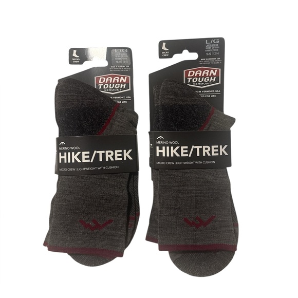 Darn Tough- Merino Wool Micro Crew Sock in Taupe - Picture 1 of 3
